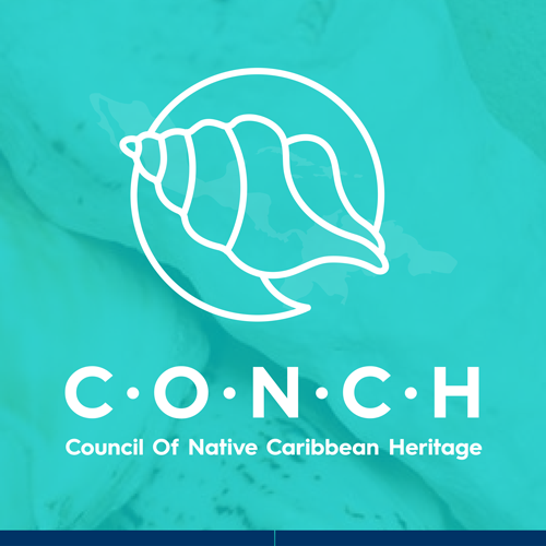 CONCH badge aqua blue