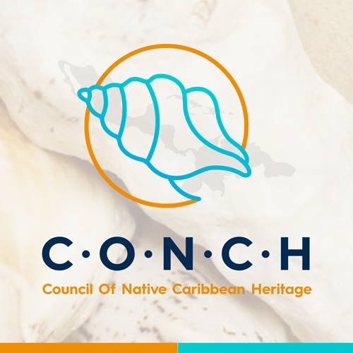 CONCH badge beach sand